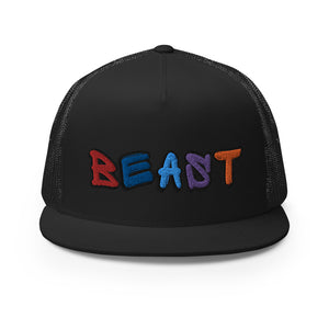 Beast Trucker Cap Black