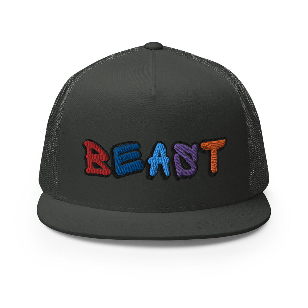 Beast Trucker Cap Charcoal