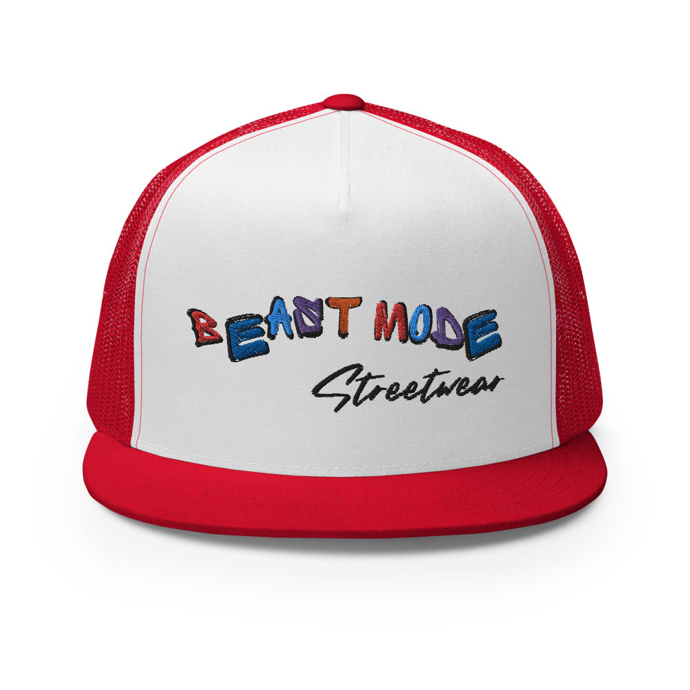 BeasMode Trucker Cap Red