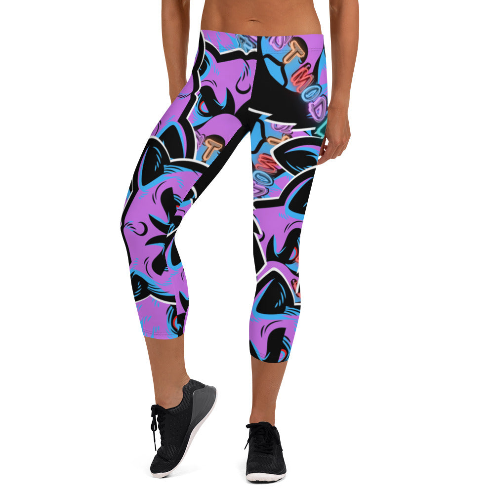 All Over BeastMode Capri Leggings