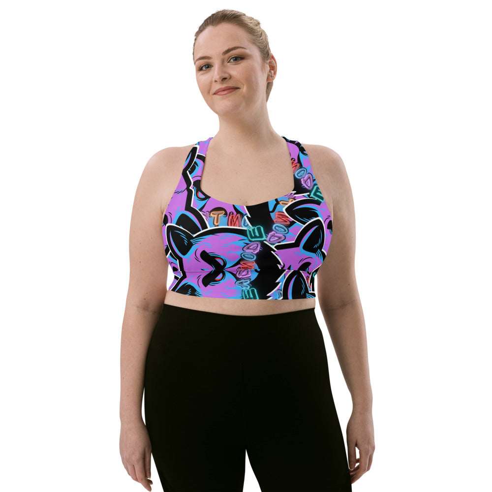 All Over BeastMode Longline Sports Bra