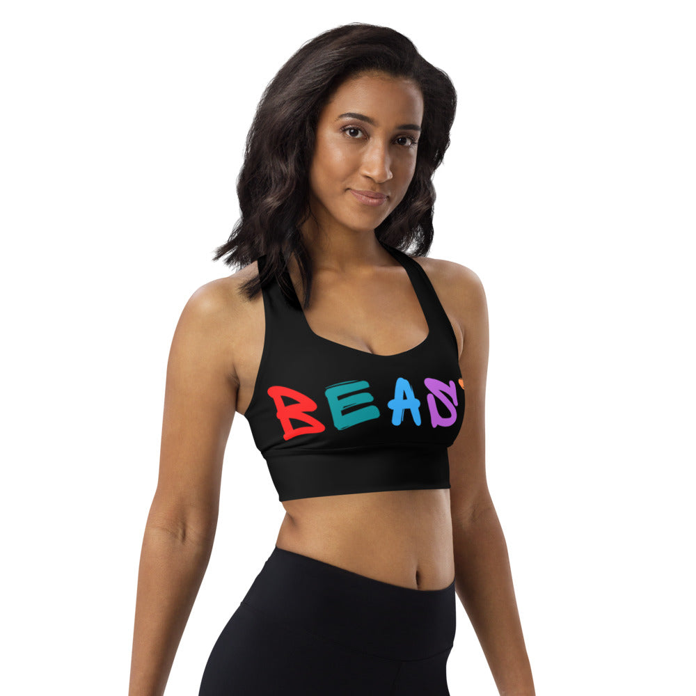 Beast Longline Sports Bra Black