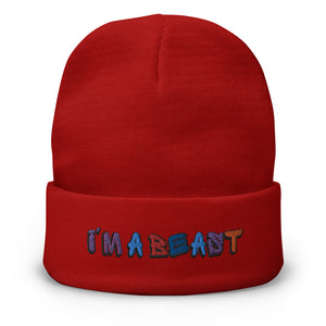 I'm A Beast Beanie Red