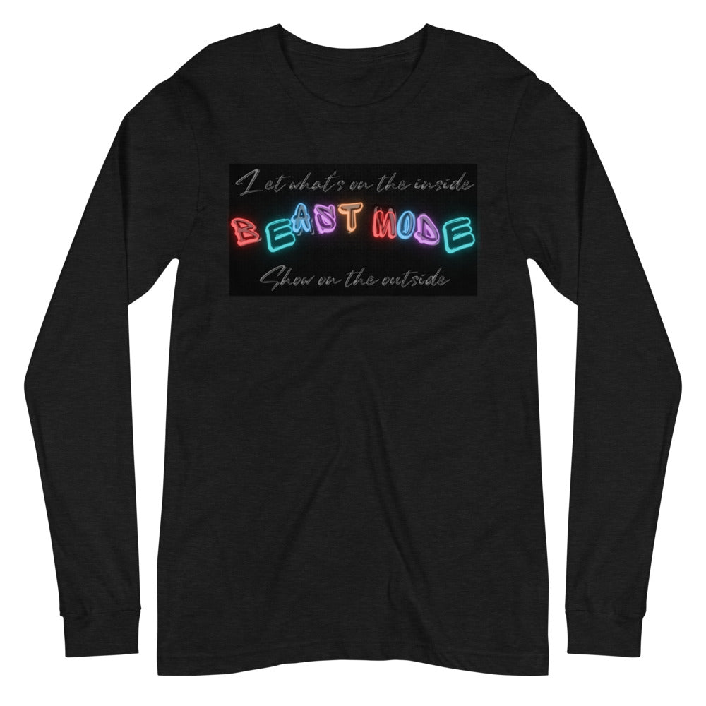 BeastMode Long Sleeve Black Heather