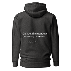 Oh You Like Pronouns Premium Hoodie