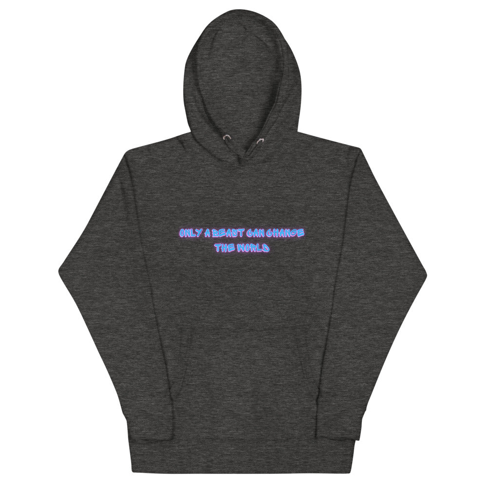 Only A Beast Hoodie Charcoal Heather