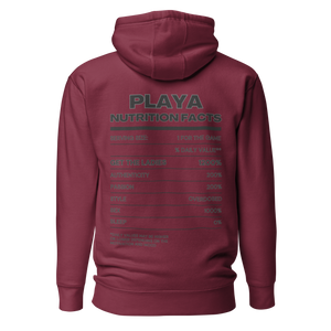 Playa Nutrition Facts Premium Hoodie