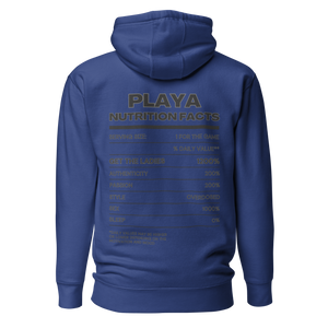 Playa Nutrition Facts Premium Hoodie