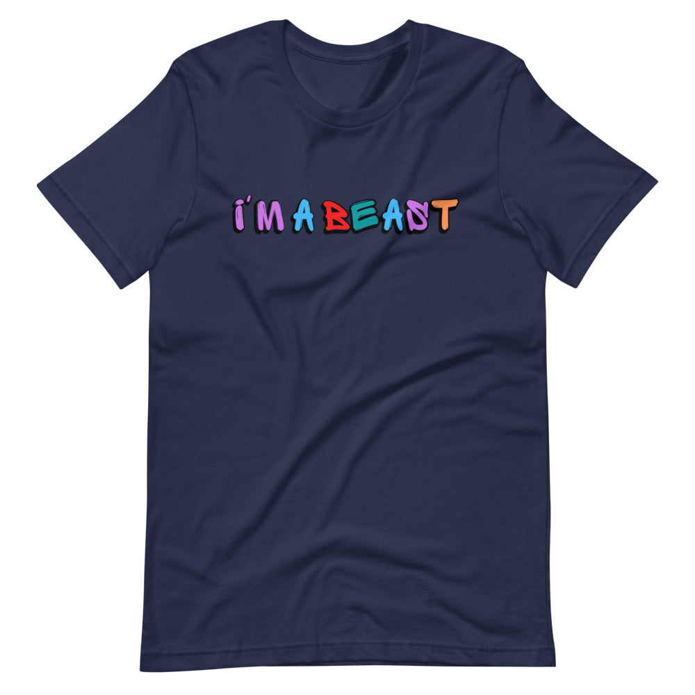 I'm A Beast T-Shirt Navy