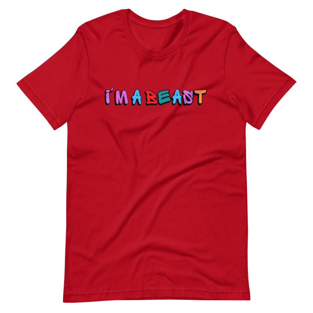 I'm A Beast T-Shirt Red