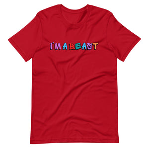 I'm A Beast T-Shirt Red